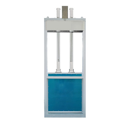 2-Lifting-Point Cable Driven Flat Sluice Gate