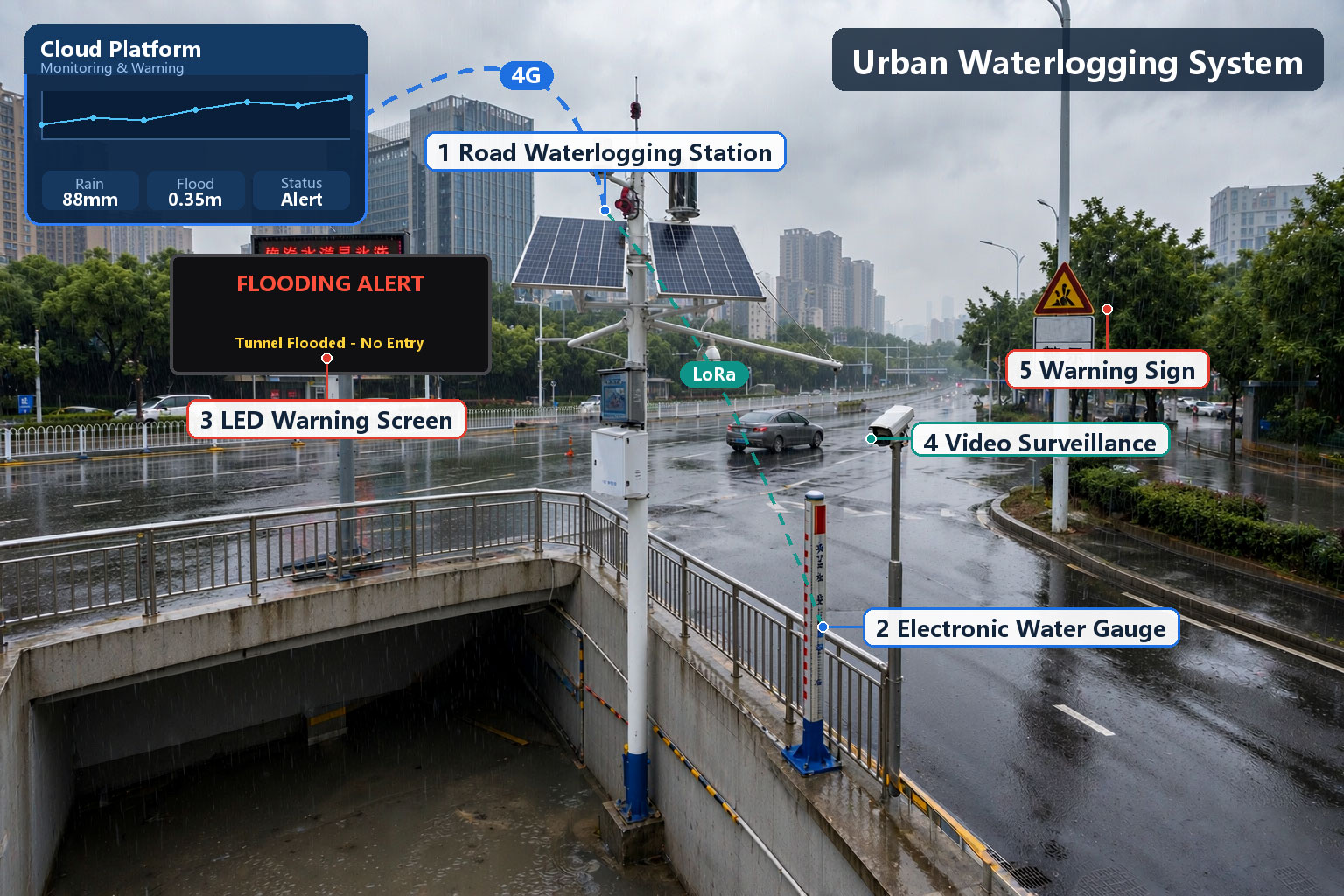 Urban Waterlogging Monitoring