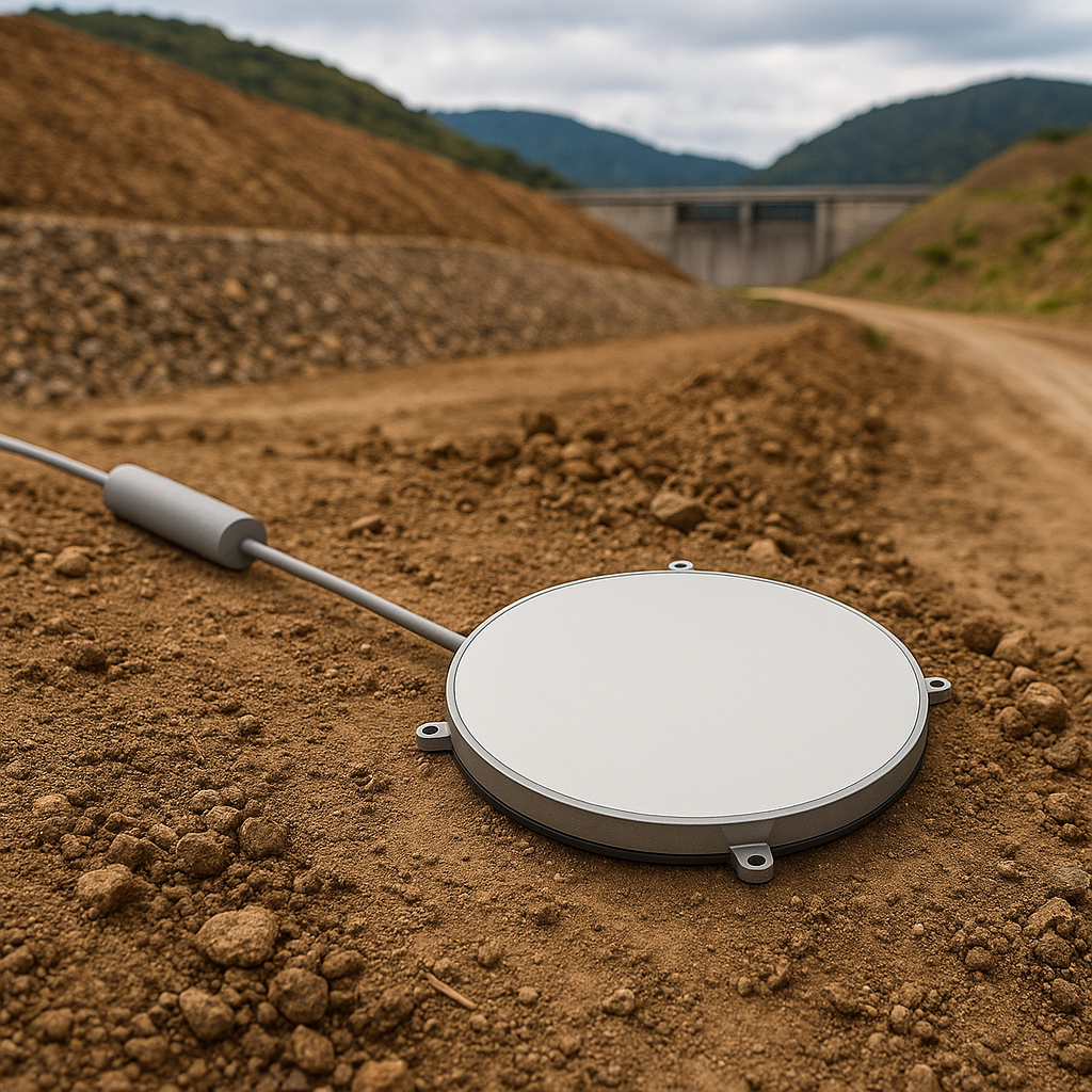 BGT4800 Vibrating Wire Soil Pressure Cell for Embankment Stability Monitoring