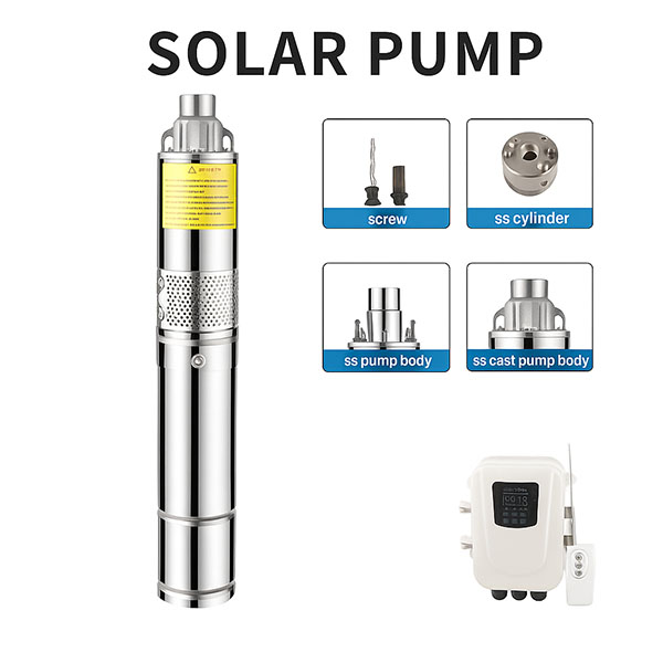 ​​3-INCH Stainless Steel Solar Screw Pump