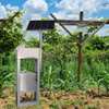 Solar-powered integrated rice field irrigation and drainage gate