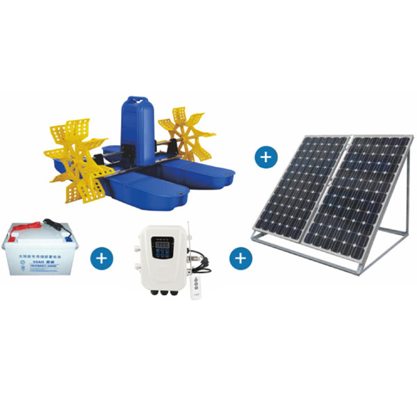 Eco-Air Solar Powered Paddle Wheel Aerator