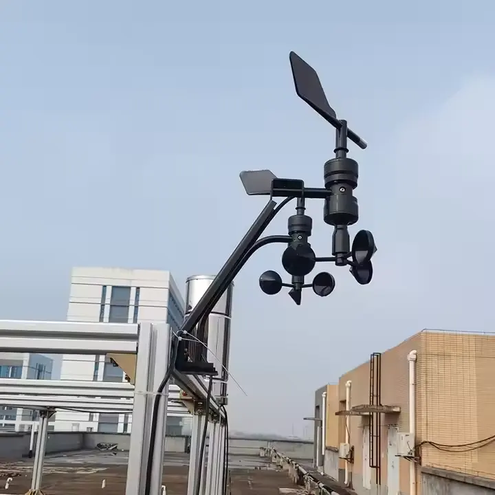 S Type Integrated 4-20mA 0-5V RS485 Modbus Anemometer Wind Speed and Direction Sensor