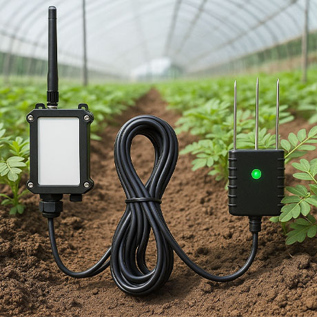 BGT-SEC(GW100) LoRaWAN Soil Moisture & EC Sensor​ for Greenhouse Precision Planting