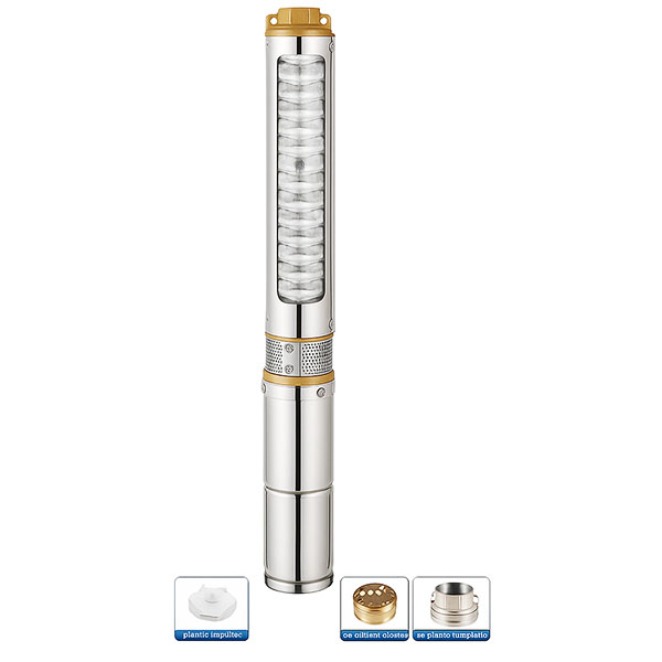 ​​3-INCH Stainless Steel Solar Screw Pump