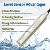 Submersible Water Pressure Level Sensor for Deep Well And Open Water