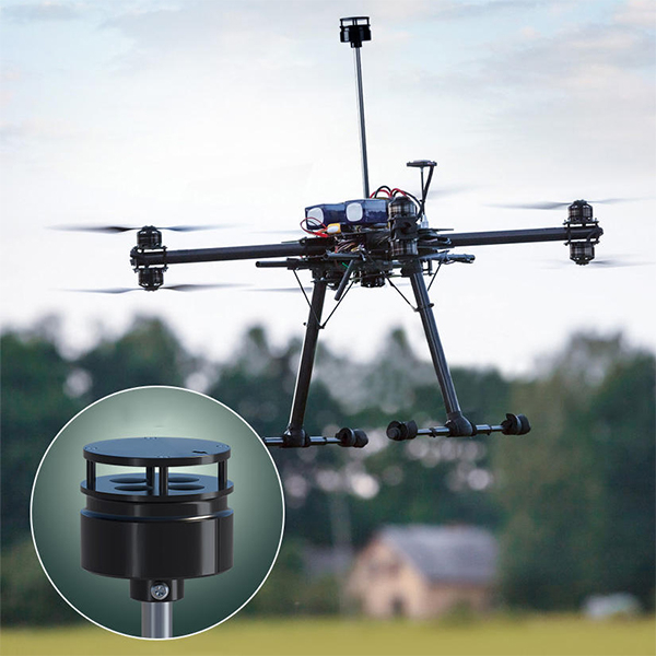 Mini UAV Ultrasonic Anemometer Wind Speed Direction Sensor