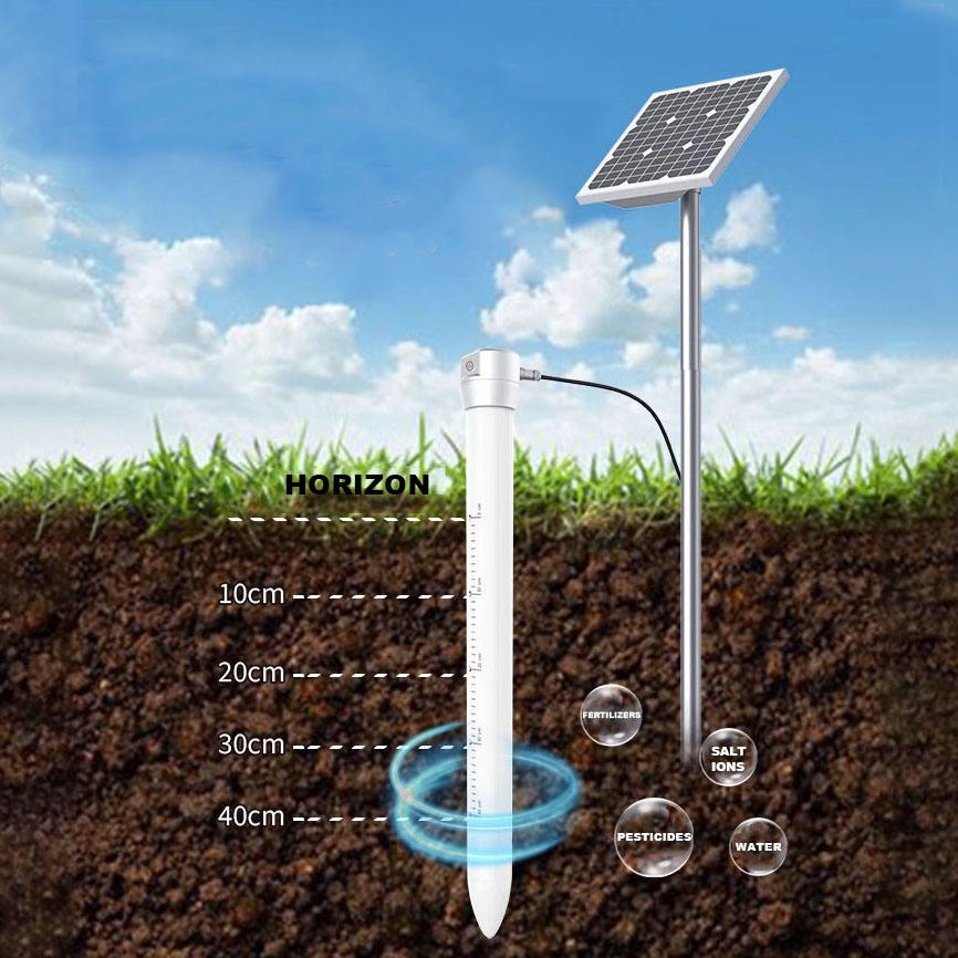 Soil MoistureTemperature Conductivity Integrated Multi-layer Tubular Soil Sensor