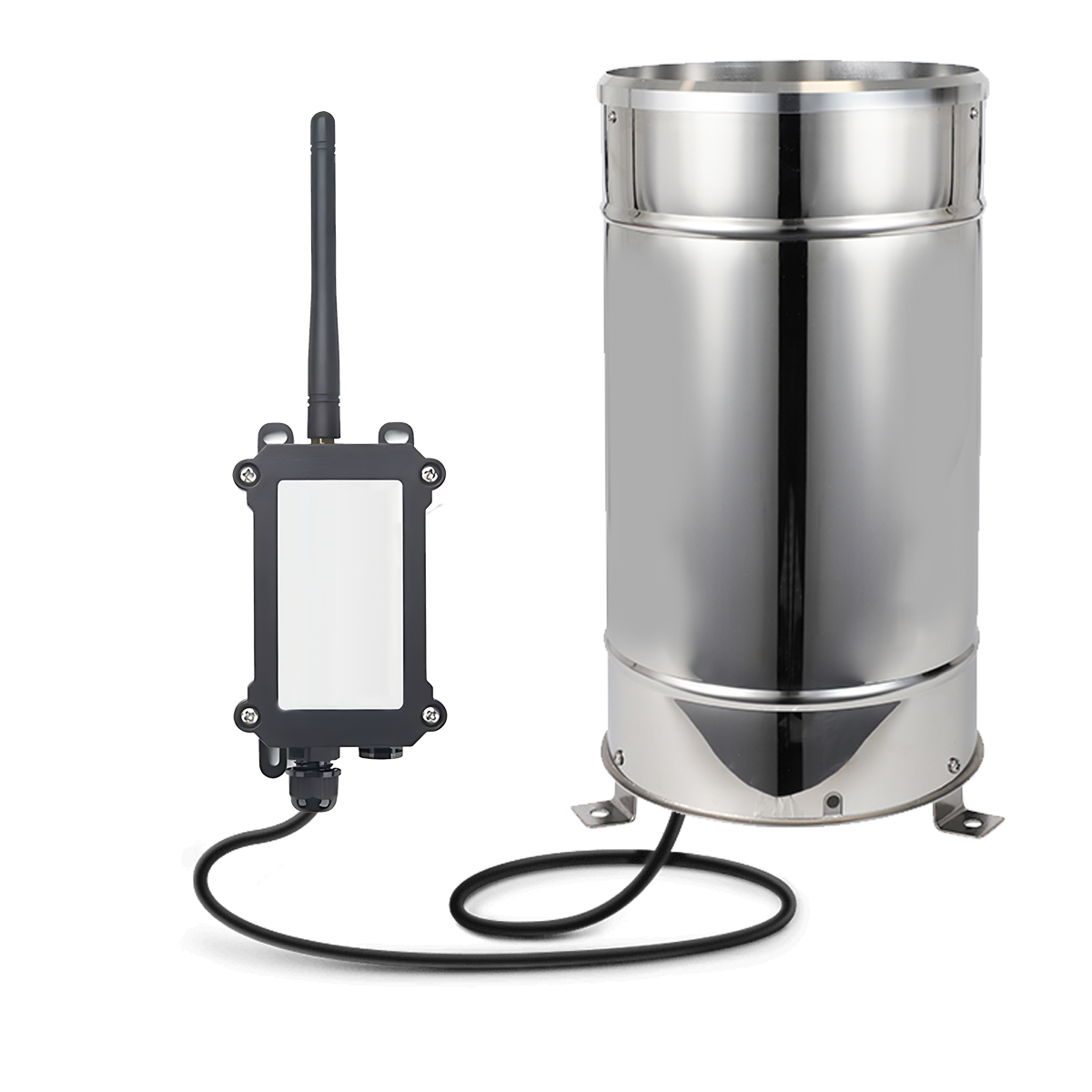8‘’ Tipping Bucket Rain Gauge IoT Industrial Automation Rain Sensor