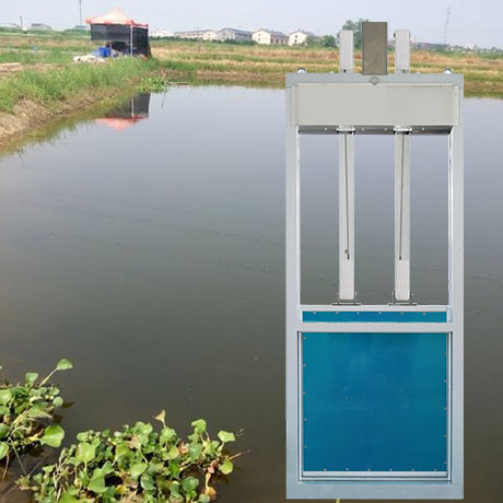 2-Lifting-Point Cable Driven Flat Sluice Gate