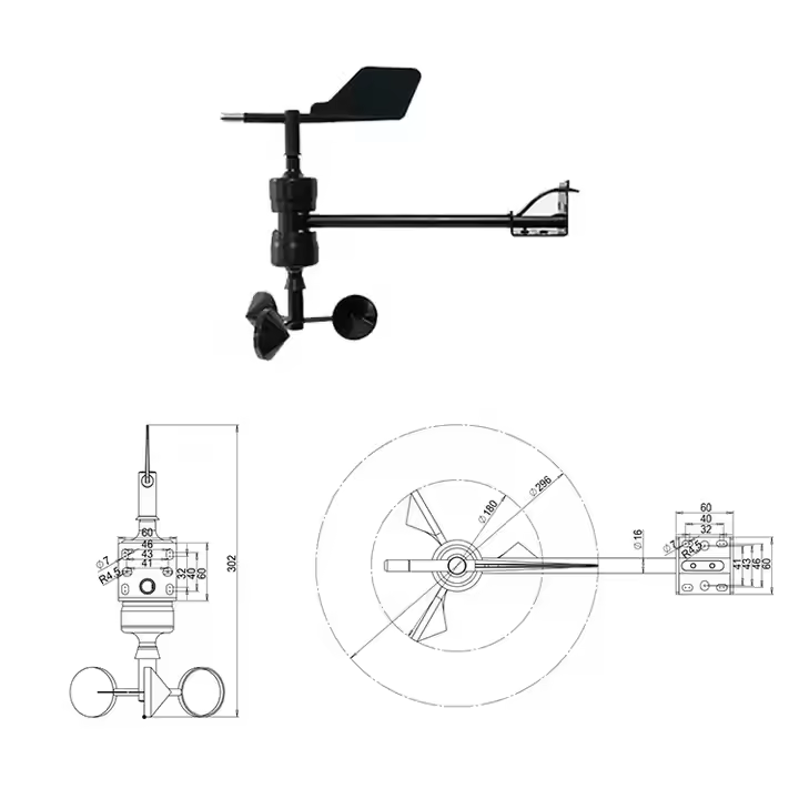 Accurate Wind Monitoring Made Simple with the BGT-FSX1-S Wind Speed and Direction Sensor